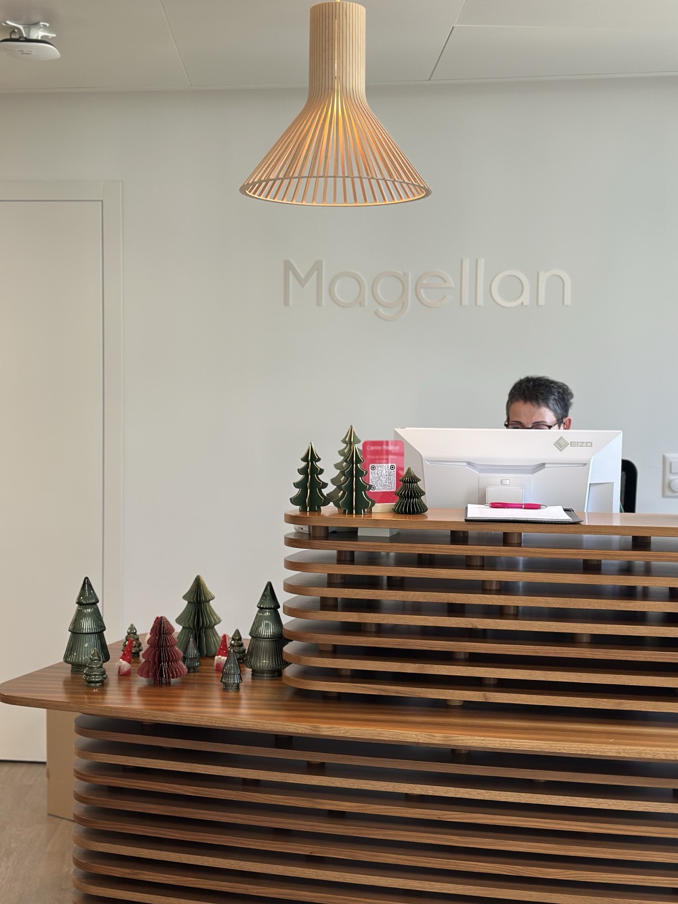 Reception decorata con la Christmas Box